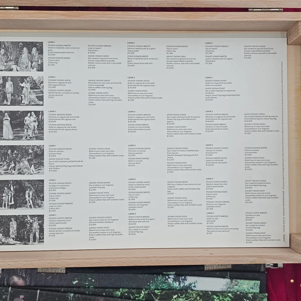 Chanel‎ Fashion Impressionism 2015/2016  Collection Wooden Box